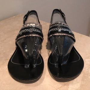 Dolce Vita Natural Snake Leather Sandal - Cheyenne